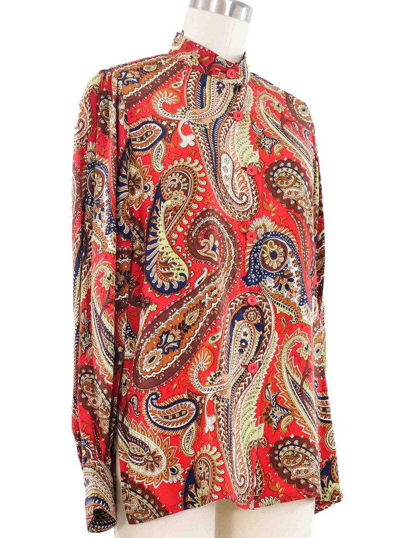 Lanvin Paisley Printed Blouse