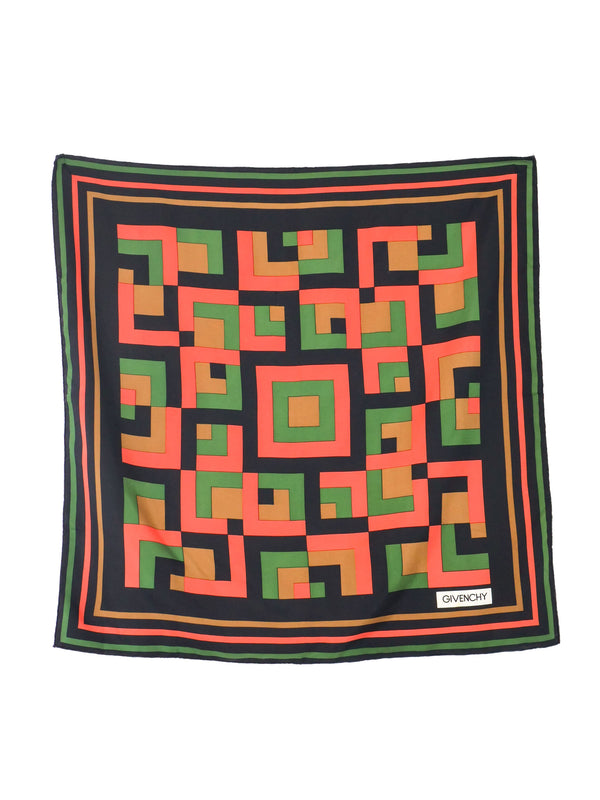 Givenchy Graphic Printed Silk Scarf