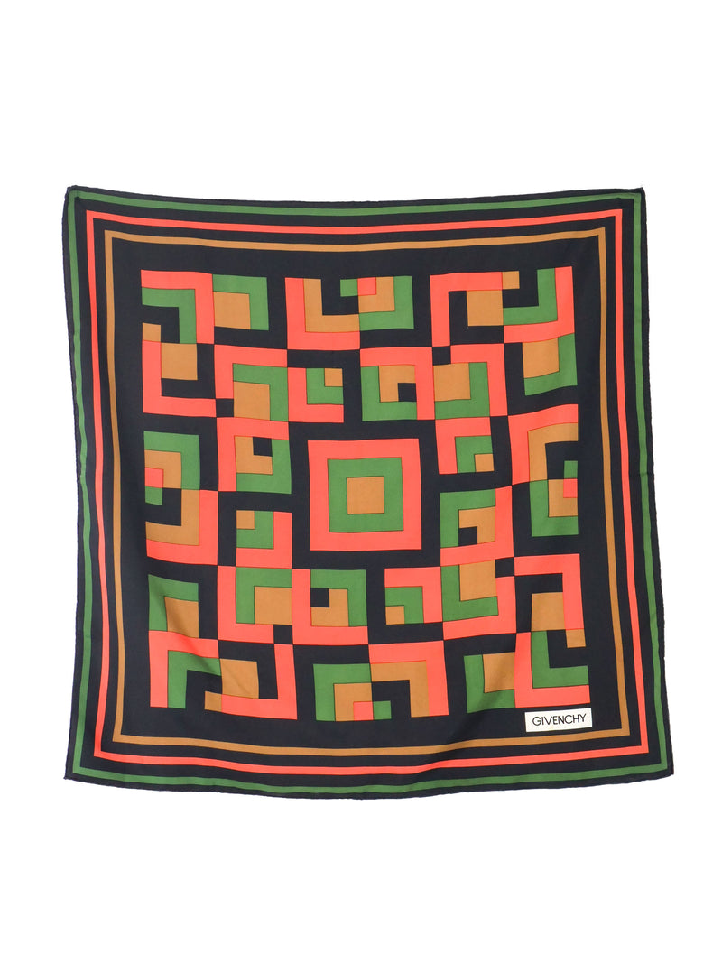 Givenchy Graphic Printed Silk Scarf