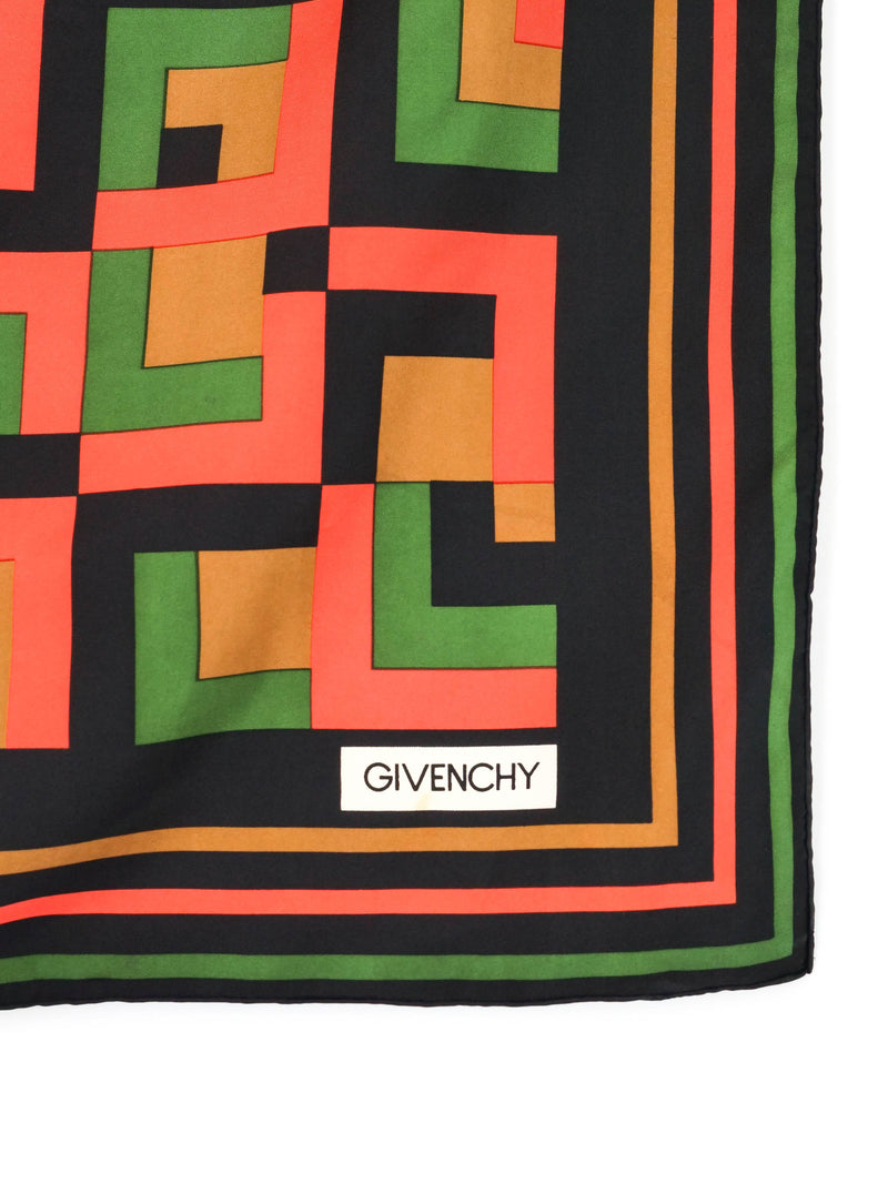 Givenchy Graphic Printed Silk Scarf