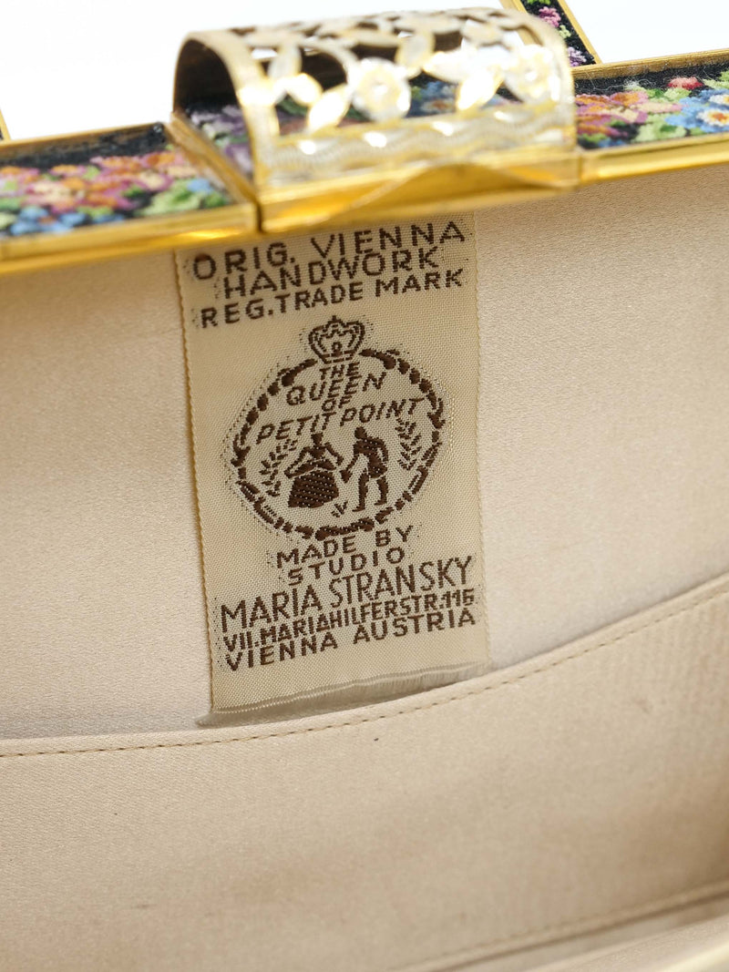 Vienna Needlepoint Box Purse