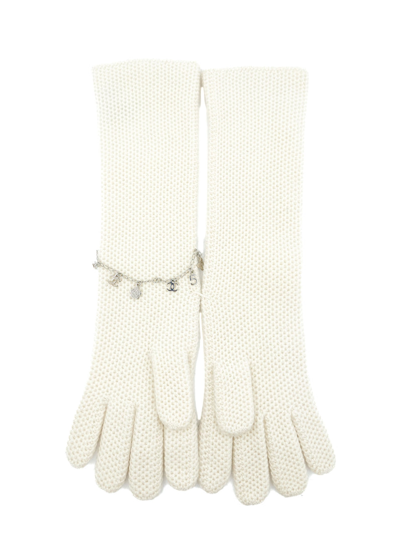 Chanel Cashmere Charm Bracelet Gloves