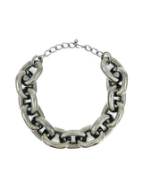 Kenneth Jay Lane Oversized Gunmetal Chain Necklace
