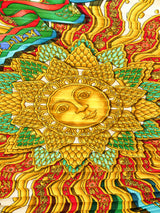 Hermes Carre 90 Multicolor Sol Scarf