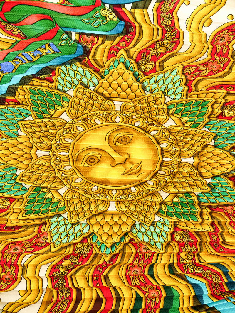 Hermes Carre 90 Multicolor Sol Scarf