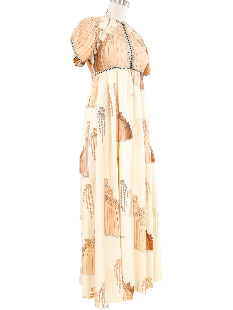 Jean Varon Art Nouveau Print Dress Dress arcadeshops.com