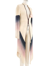 Ombre Fringe Crepe Jacket Top arcadeshops.com
