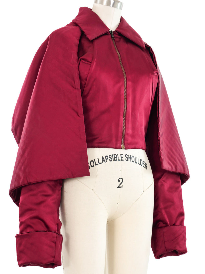 Dolce & Gabbana Satin Bomber Jacket