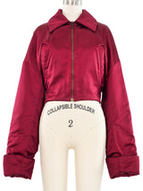 Dolce & Gabbana Satin Bomber Jacket