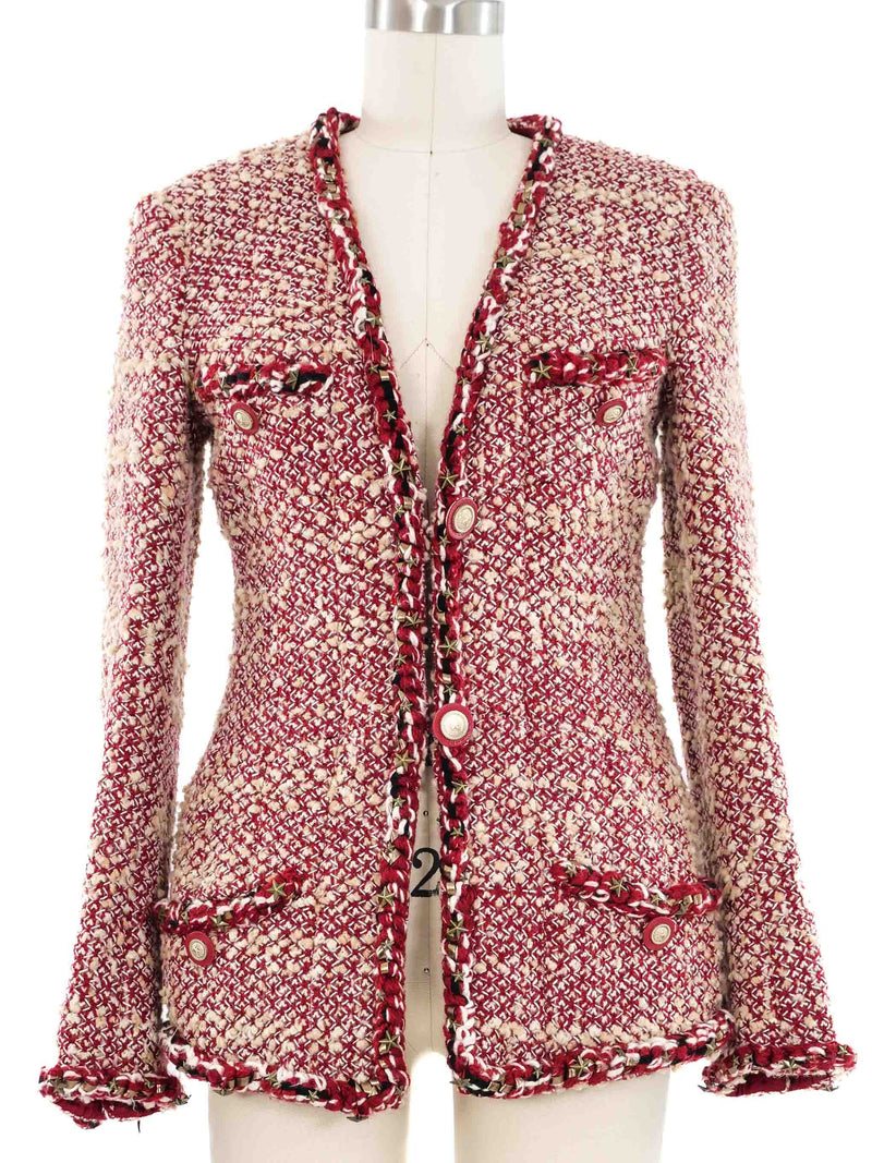 2014 Chanel Metiers d'Art Paris Dallas Tweed Blazer