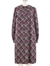 Yves Saint Laurent Peter Pan Collar Smock Dress