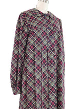 Yves Saint Laurent Peter Pan Collar Smock Dress