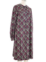 Yves Saint Laurent Peter Pan Collar Smock Dress