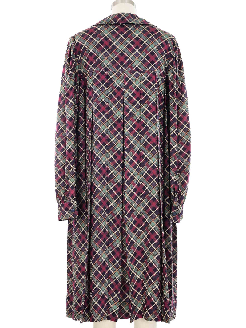 Yves Saint Laurent Peter Pan Collar Smock Dress