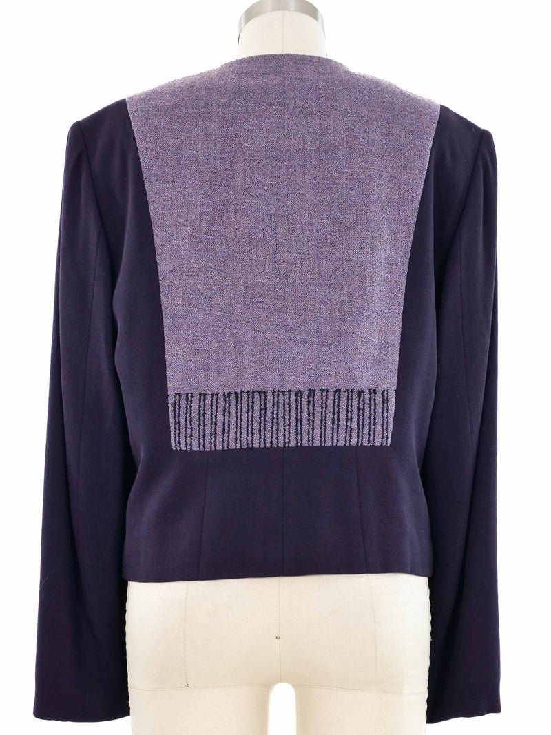 Christian Francis Roth Lavender Trompe L'oeil Jacket