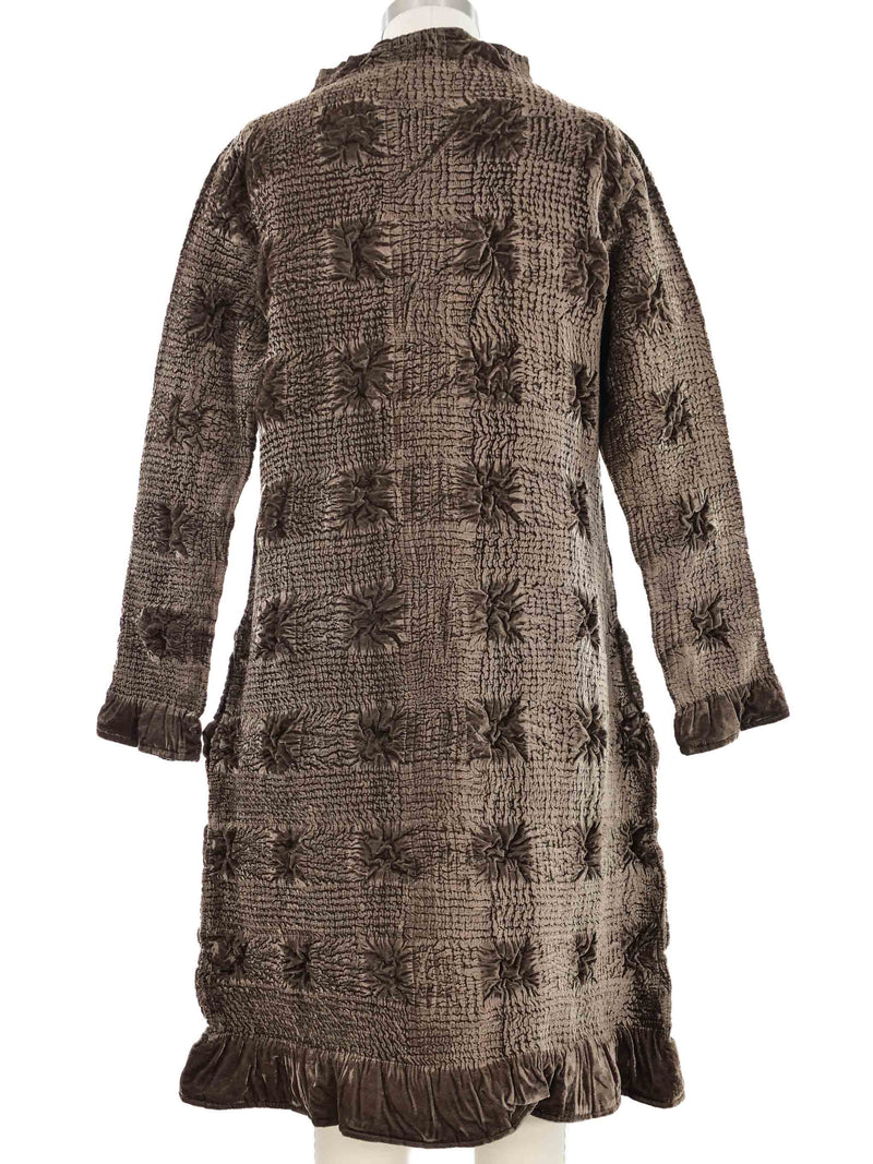 1990s Yoshiki Hishinuma Textured Moss Velvet Jacket