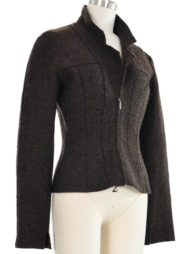 1999 Chanel Felted Wool Jacket