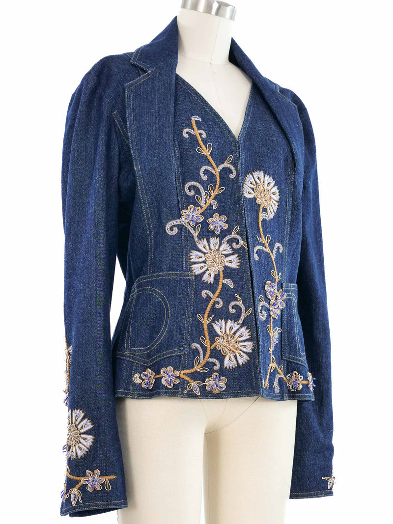 Christian Dior Embroidered Denim Jacket