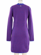 2021 Chanel Logo Knit Sweater Dress