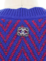 2021 Chanel Logo Knit Sweater Dress