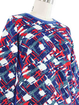 Chanel Abstract Metallic Sweater