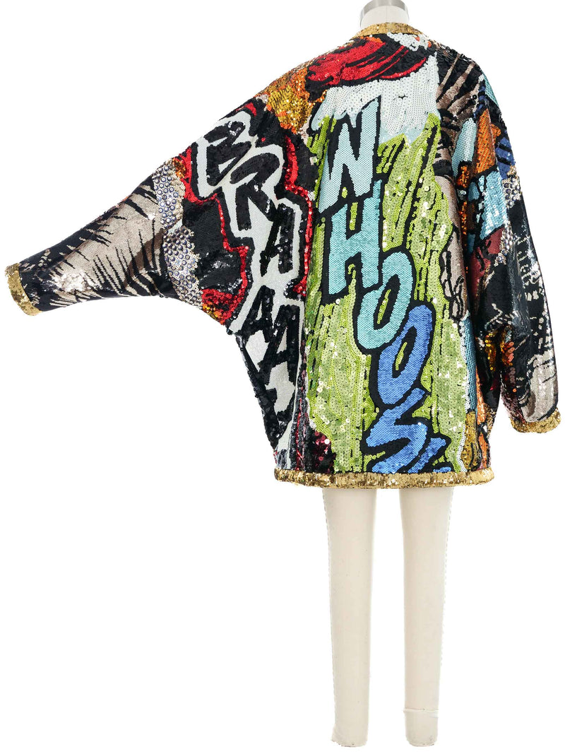 2019 Celine x Christian Marclay Cartoon Graphic Jacket