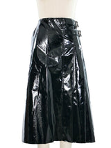 Gucci Black Vinyl Skirt Bottom arcadeshops.com