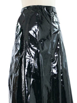 Gucci Black Vinyl Skirt Bottom arcadeshops.com