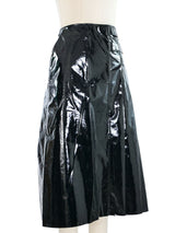 Gucci Black Vinyl Skirt Bottom arcadeshops.com