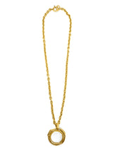 1994 Chanel Magnifier Pendant Necklace Jewelry arcadeshops.com