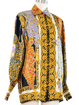 Loewe El Rocio Print Silk Top Top arcadeshops.com