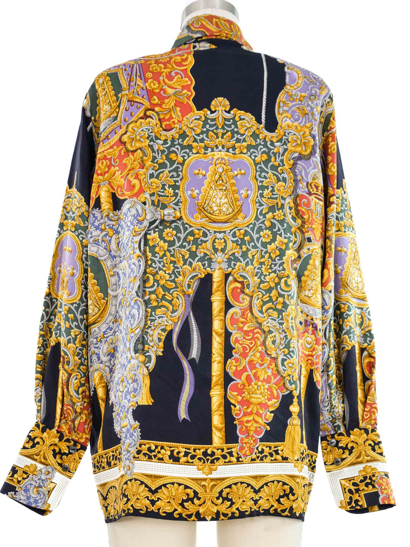 Loewe El Rocio Print Silk Top Top arcadeshops.com