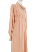 1970s Ossie Clark Blush Wrap Dress Dress arcadeshops.com