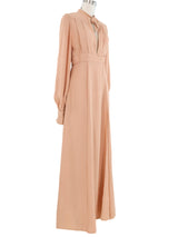 1970s Ossie Clark Blush Wrap Dress Dress arcadeshops.com