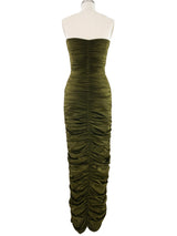 Norma Kamali Ruched Jersey Dress Dress arcadeshops.com