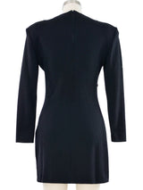 Patrick Kelly Gold Button Mini Dress Dress arcadeshops.com