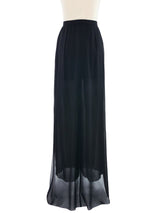 1998 Chanel Layered Chiffon Trousers Bottom arcadeshops.com