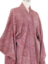 Wine Shibori Haori Kimono Jacket arcadeshops.com