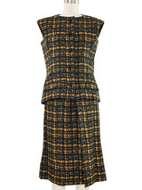 Geoffrey Beene Black Printed Skirt Suit Suit arcadeshops.com