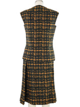 Geoffrey Beene Black Printed Skirt Suit Suit arcadeshops.com