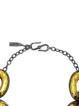 Yves Saint Laurent Amber Link Collar Necklace Jewelry arcadeshops.com