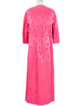1960's Pink Jacquard Dress Ensemble Suit arcadeshops.com