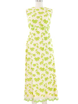 Embroidered Sleeveless Gauze Dress Dress arcadeshops.com