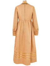 Geoffrey Beene Chainmail Collar Metallic Dress Dress arcadeshops.com