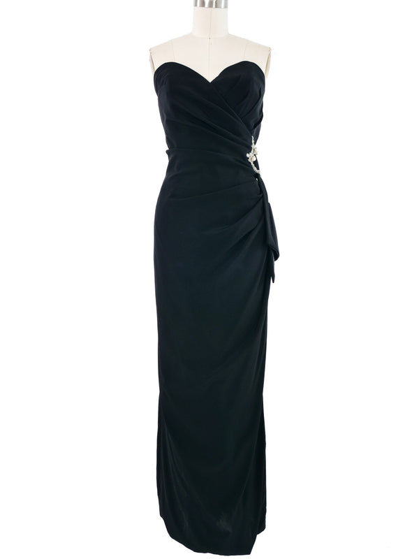 Eugene Alexander Embellished Waist Gown Dress arcadeshops.com