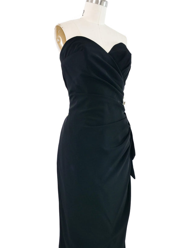 Eugene Alexander Embellished Waist Gown Dress arcadeshops.com