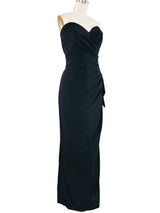 Eugene Alexander Embellished Waist Gown Dress arcadeshops.com