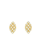 Yves Saint Laurent Stoned Petal Earrings Jewelry arcadeshops.com