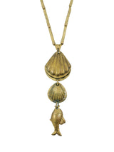 Pal Kepenyes Shell Locket Necklace Jewelry arcadeshops.com