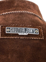 Gaultier Jeans Suede Fringe Jacket Jacket arcadeshops.com